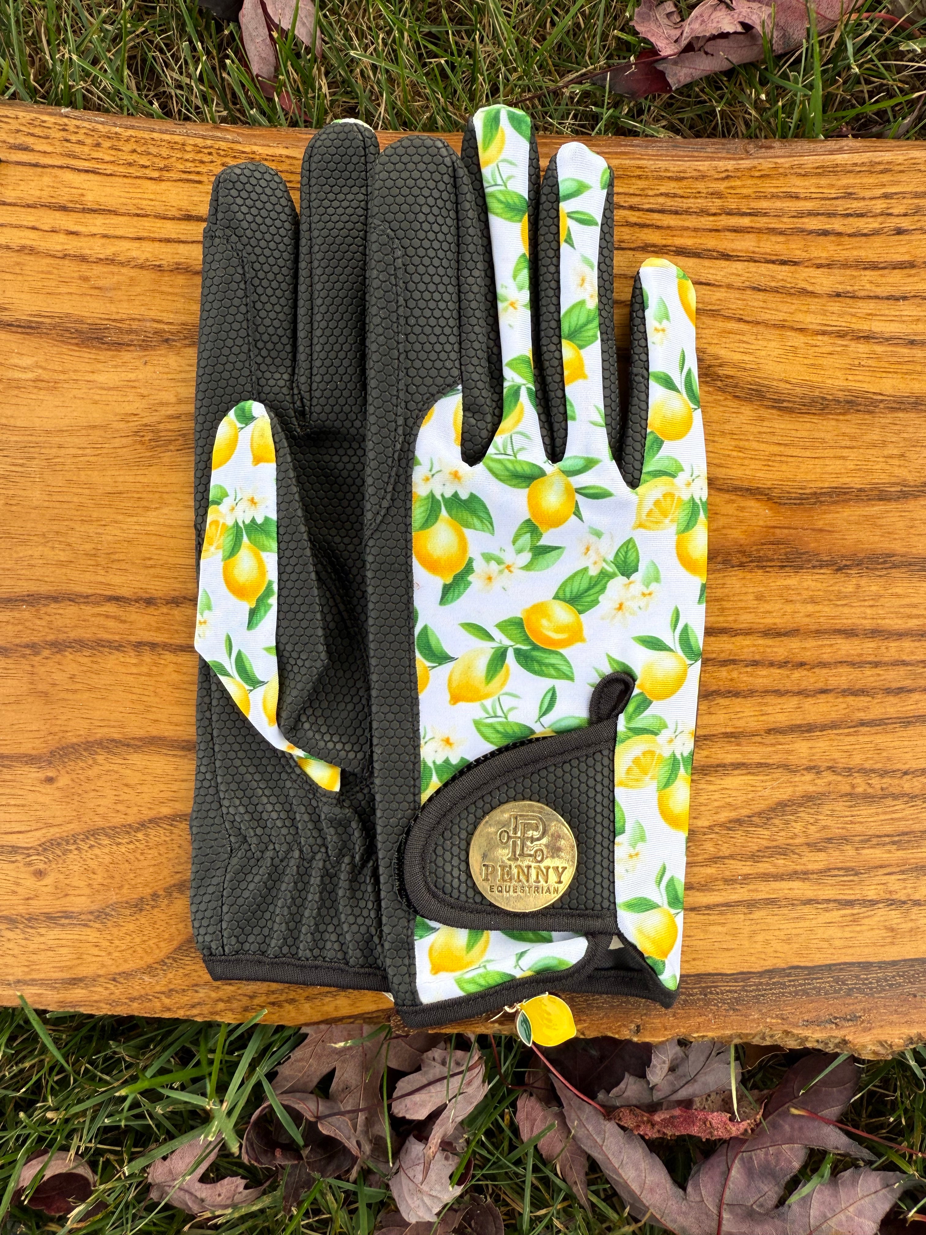 Motionfit Performance Grip Gloves - Lemons