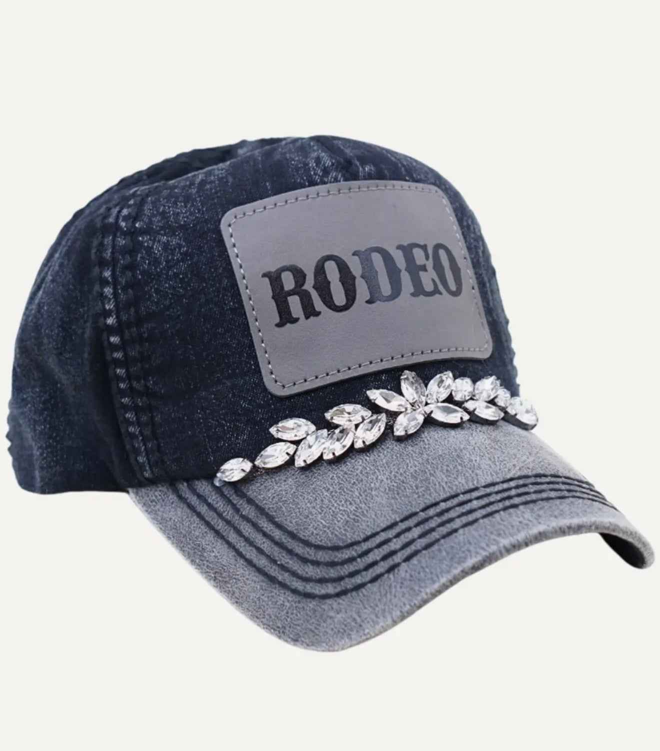 Rodeo Rhinestone Baseball Cap