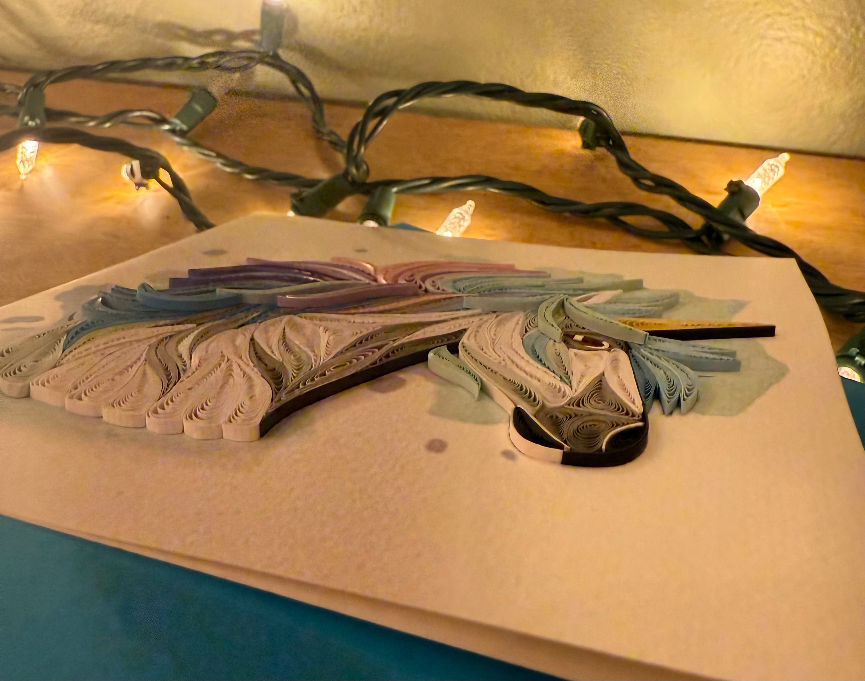 Unicorn Quilling Card