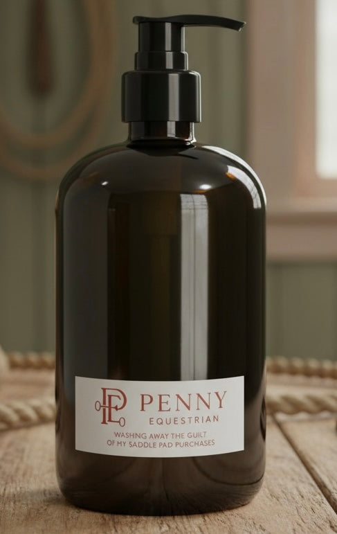 Washing Away the Guilt of My Saddle Pad Purchases - luxe hand soap