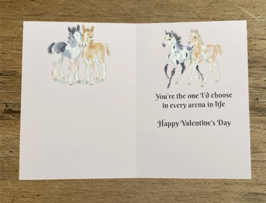 In Every Arena in Life - Valentine card