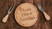 Chocolate, Cheese & CaberNeighs Mini Cheese Board Set