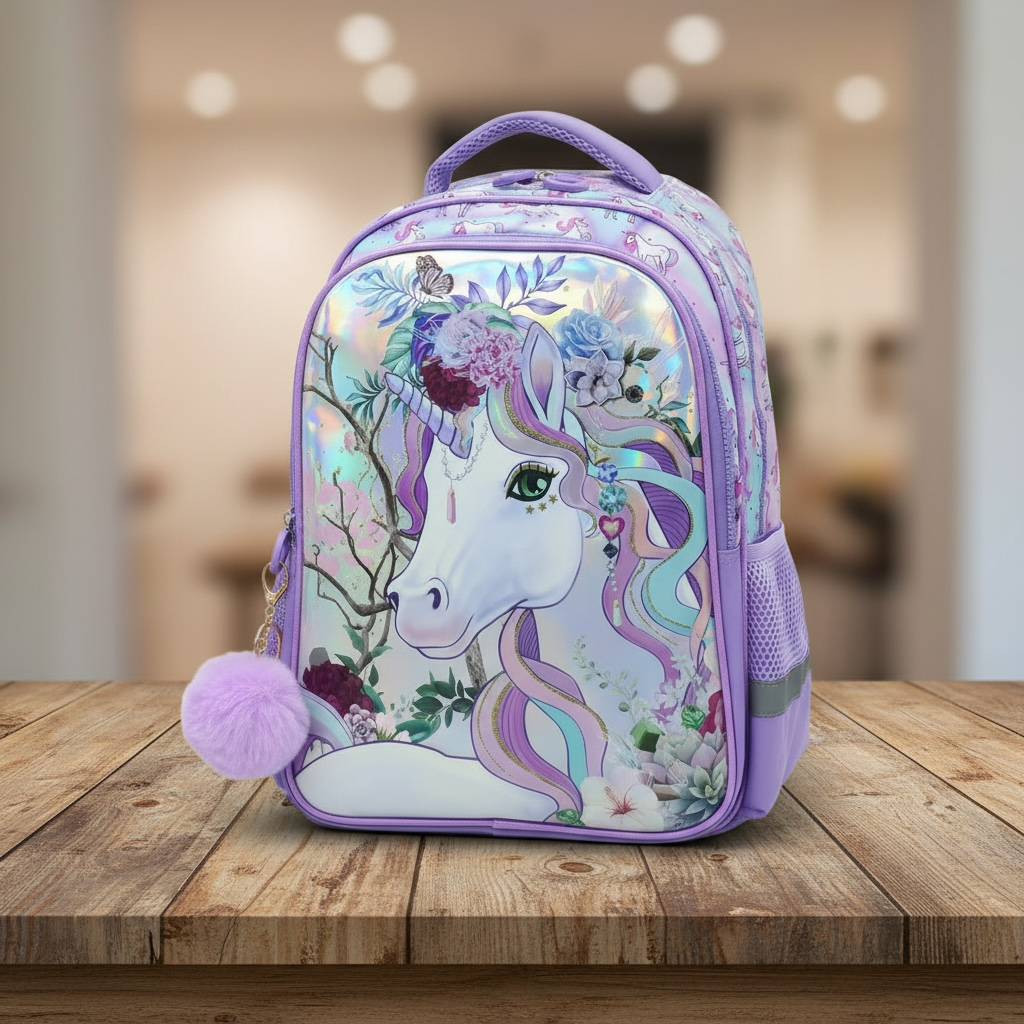 Lavender Unicorns Backpack