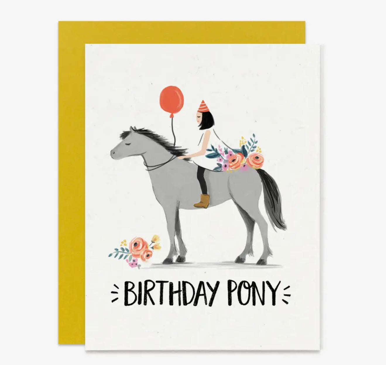 Birthday pony card