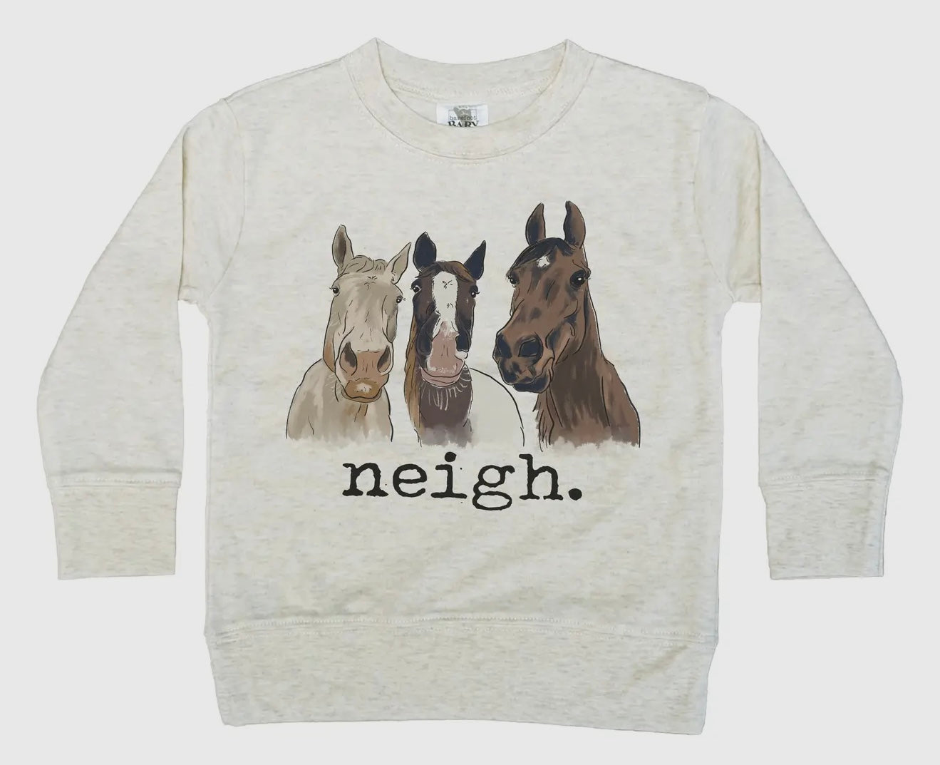 Neigh Kids Crewneck Sweater