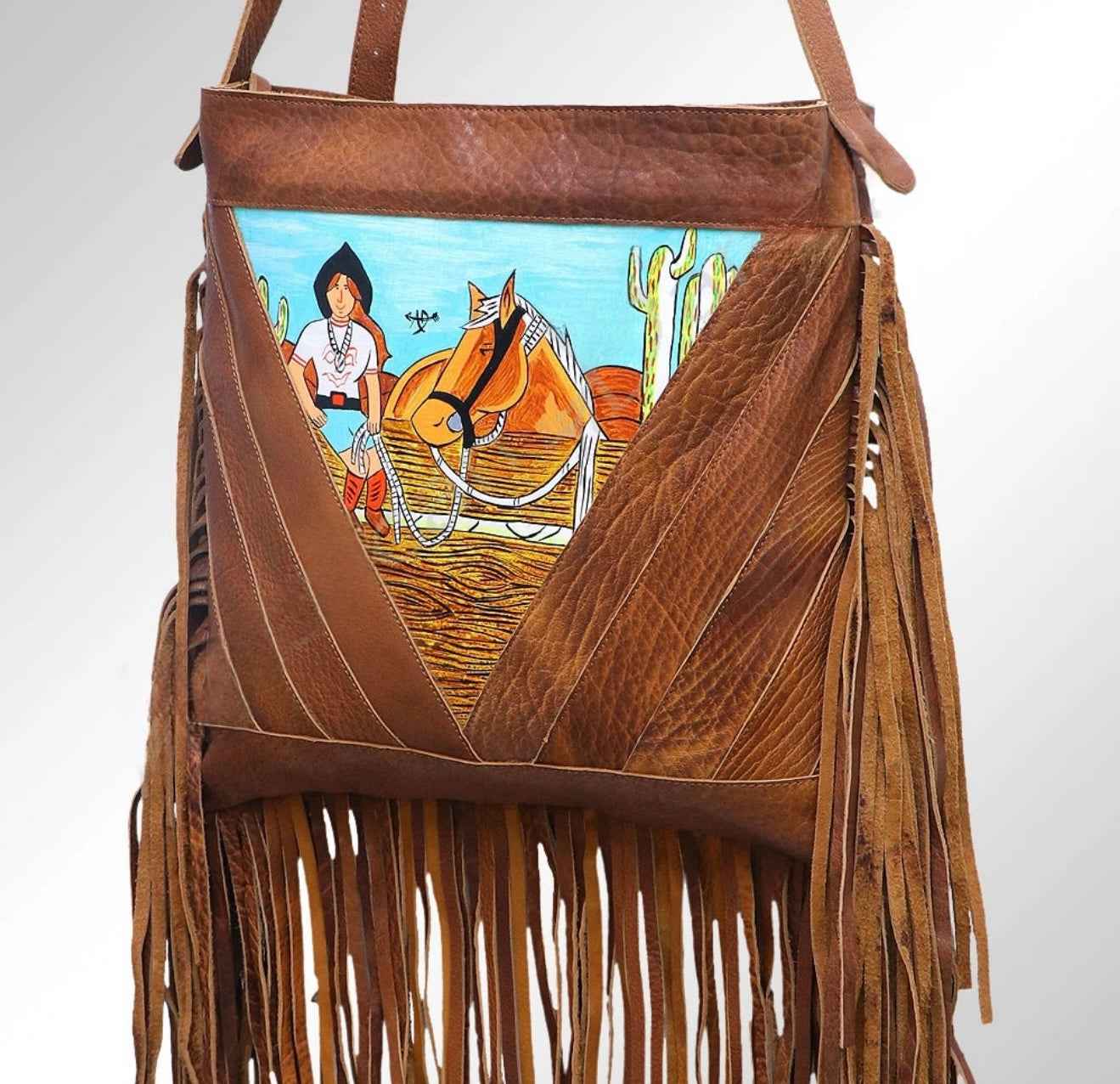 Cowgirl Days Leather Crossbody