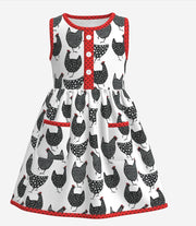 Sleeveless Chicken Dress