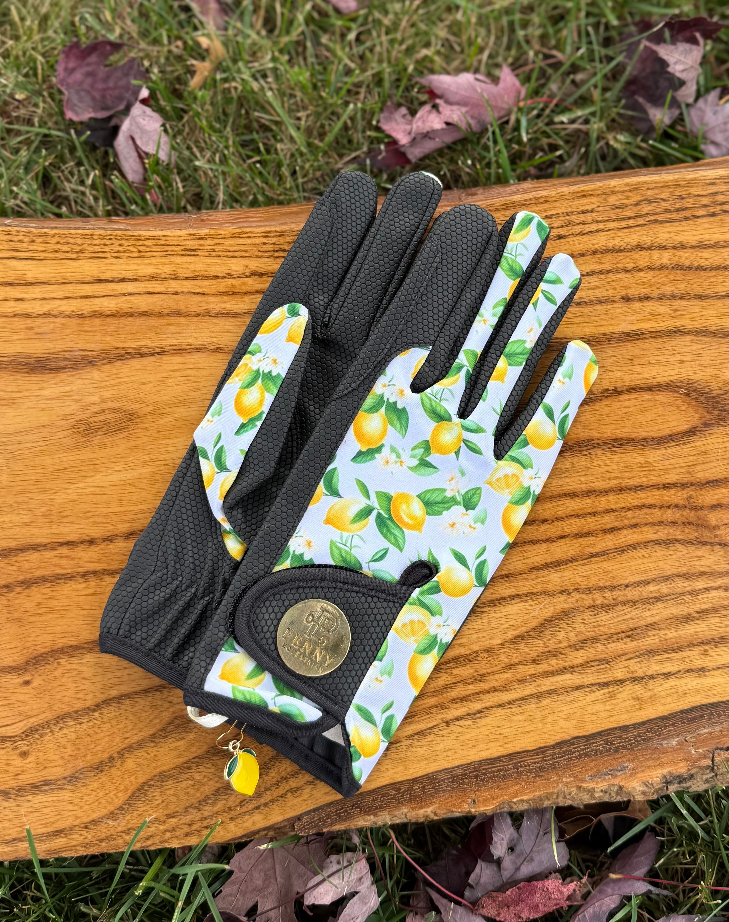 Motionfit Performance Grip Gloves - Lemons