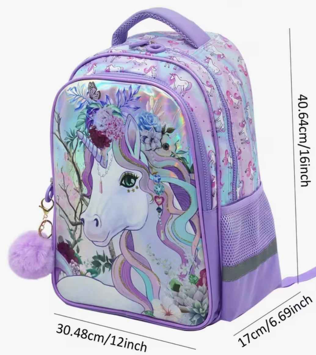 Lavender Unicorns Backpack