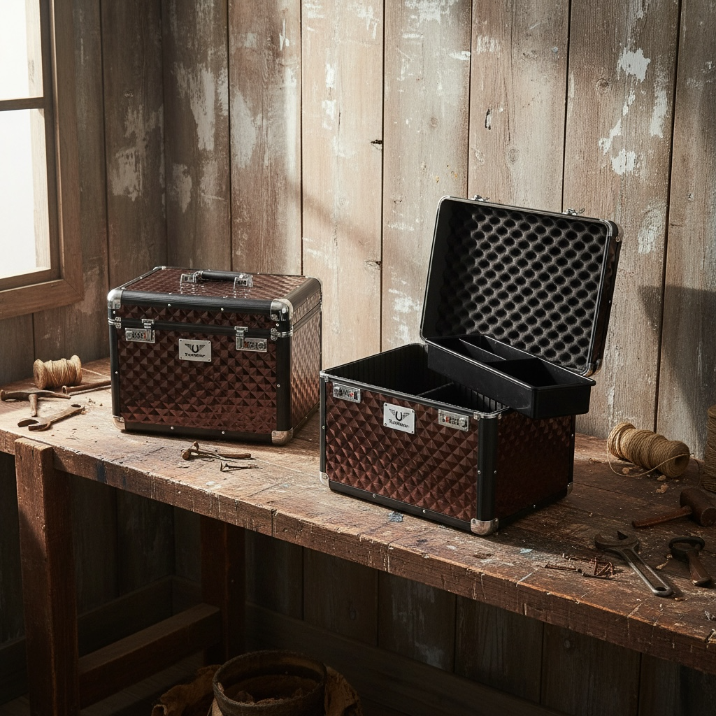 Tuffrider Aluminium Diamond Grooming Box - 3 color choices