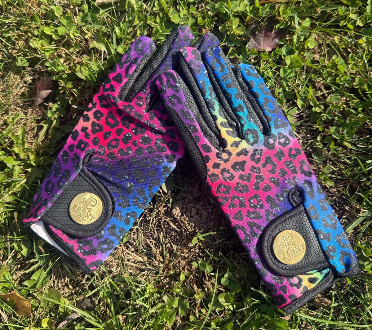 Rainbow Leopard Motiongrip Performance Gloves