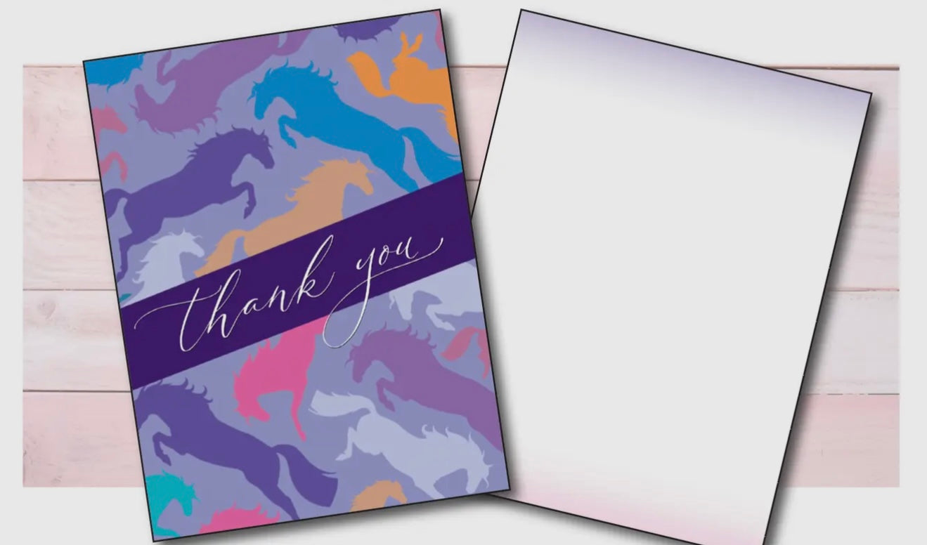 Colorful Thank You Card