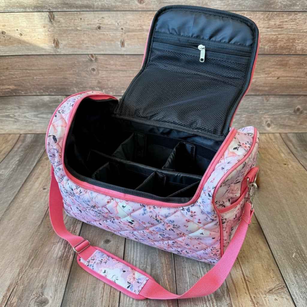 Glitter Black Equestrian Travel Bags