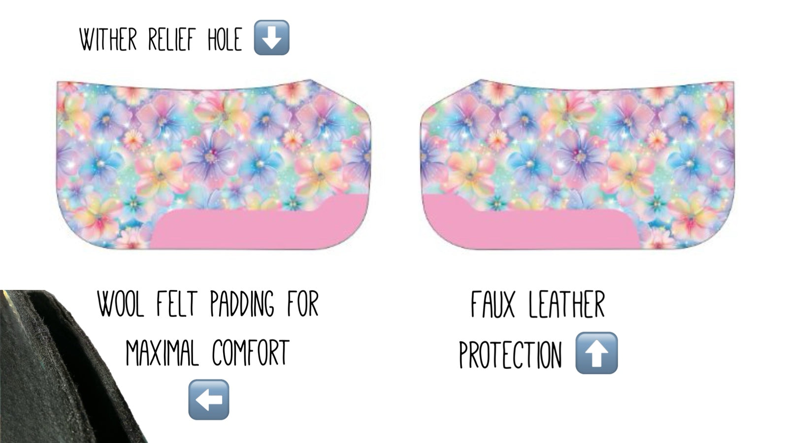 The Floral Western Wool Pad