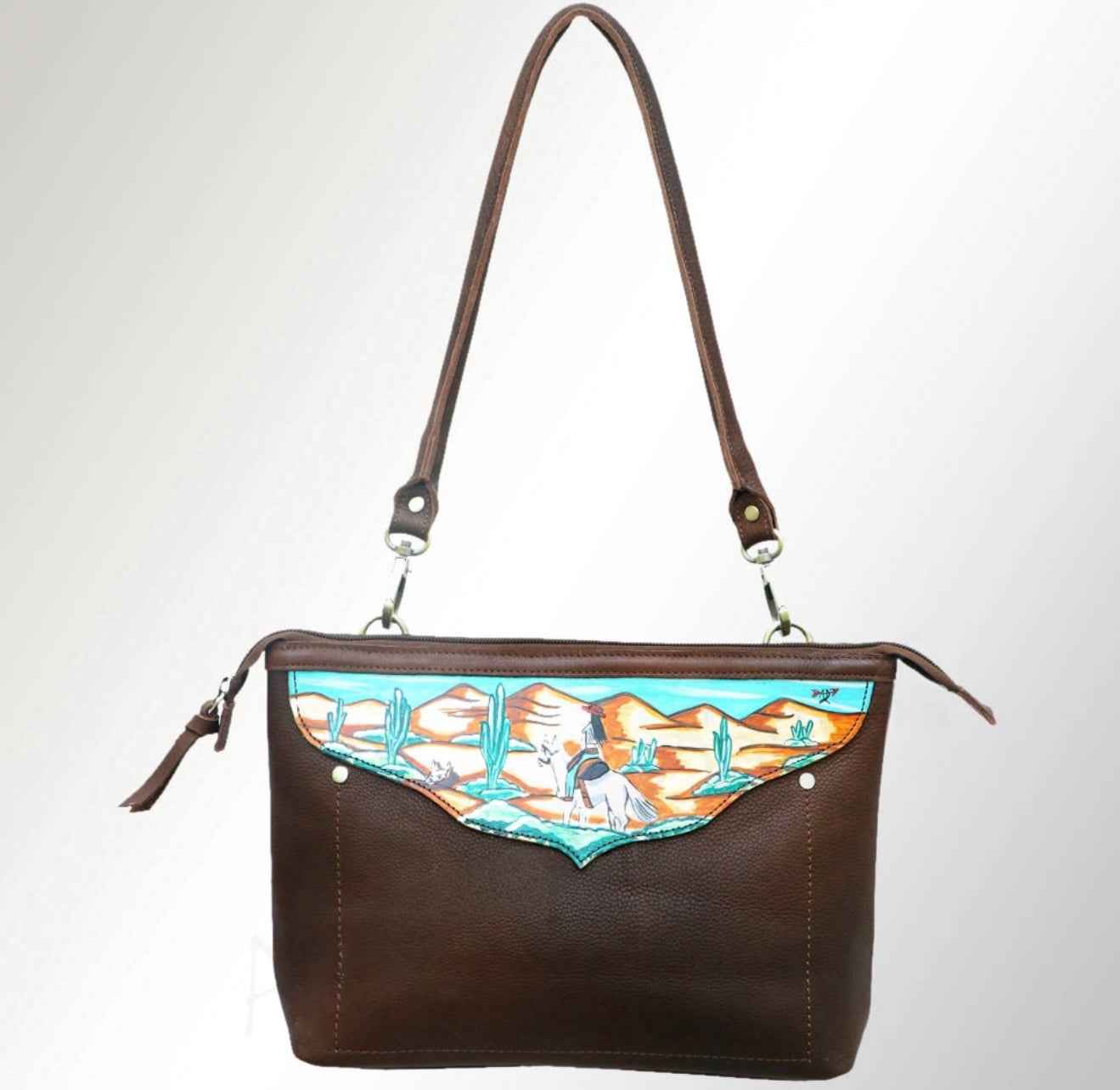 Desert Cowgirl Leather Crossbody