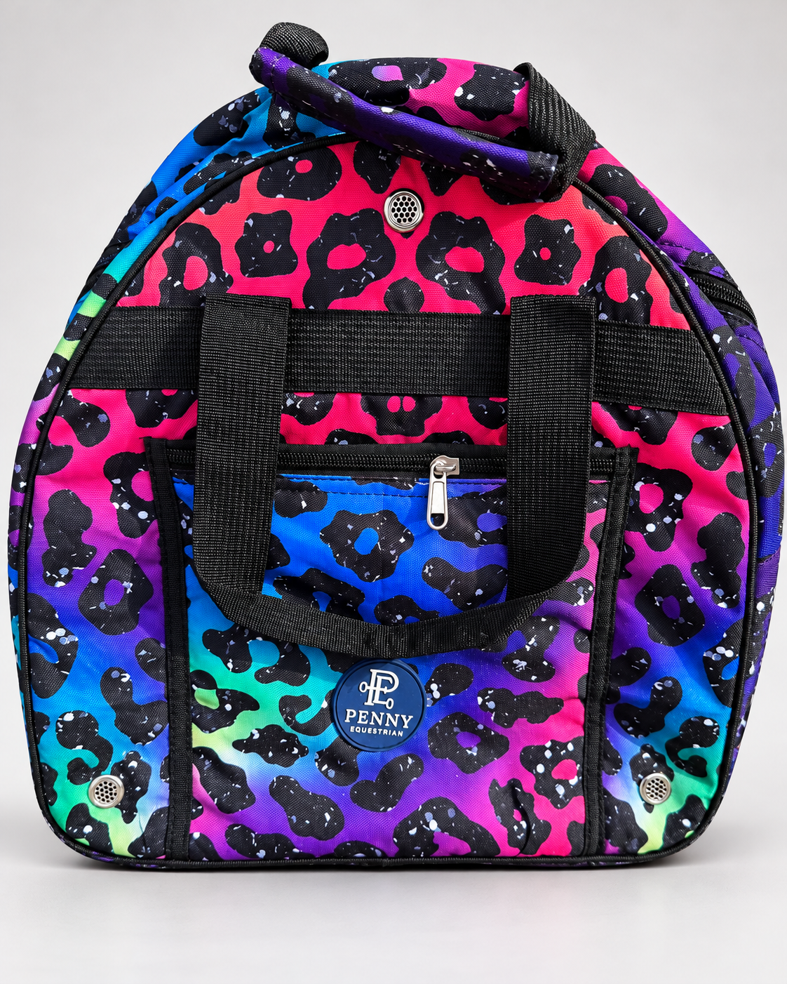 Rainbow Leopard Equestrian Travel Bags