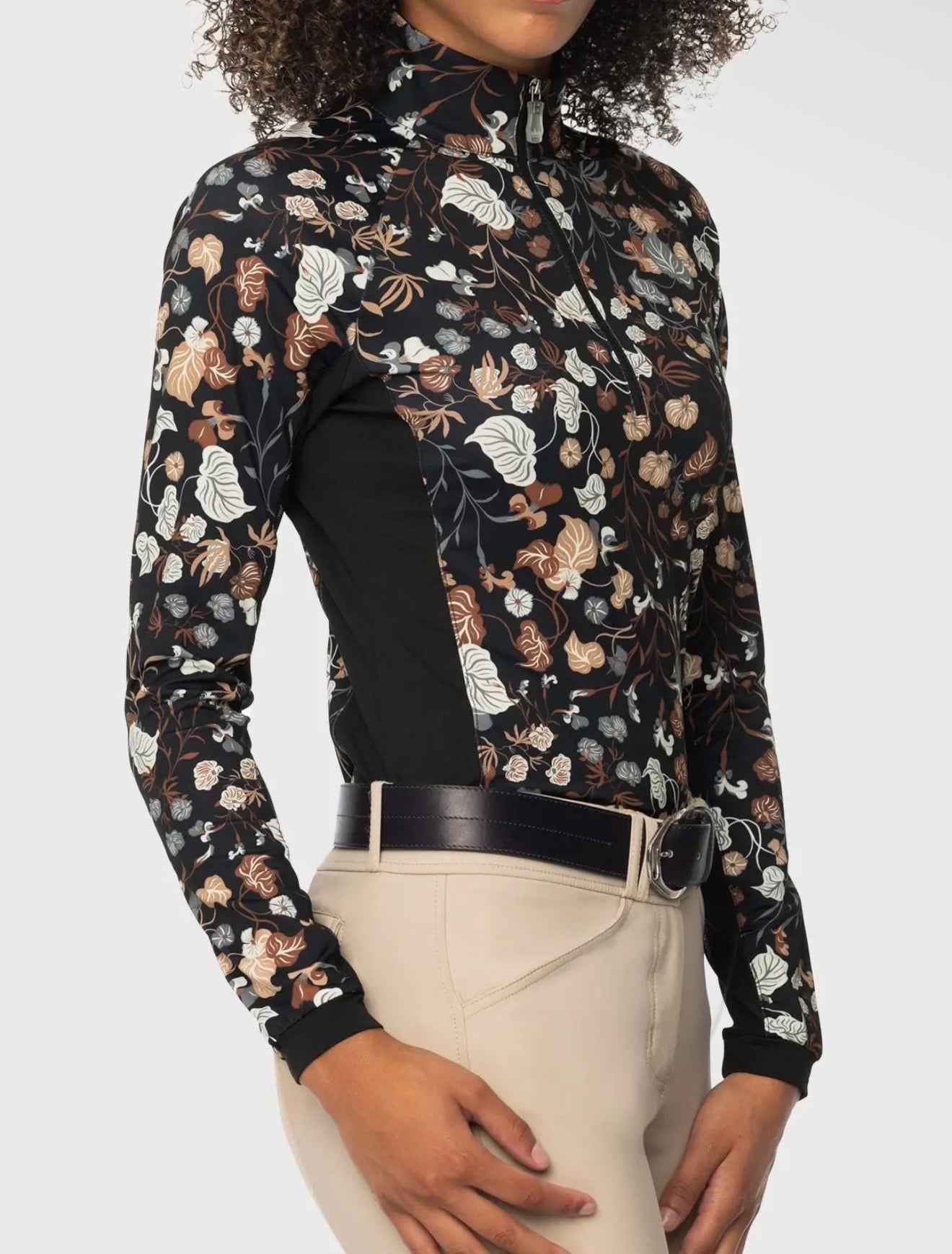 Neutral Modern Begonia Long Sleeve Sunshirt