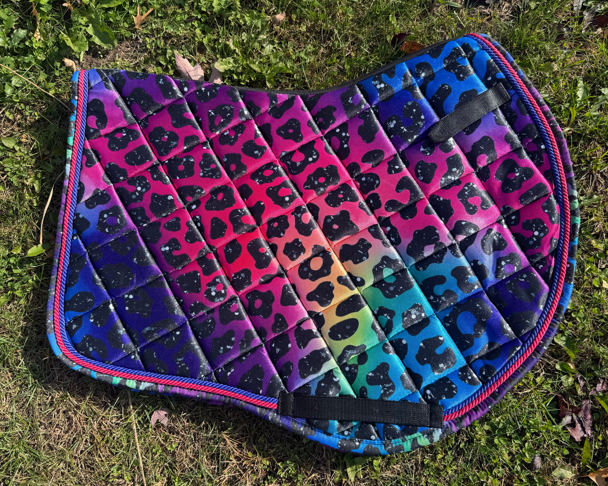Rainbow Leopard Pads & Bonnets