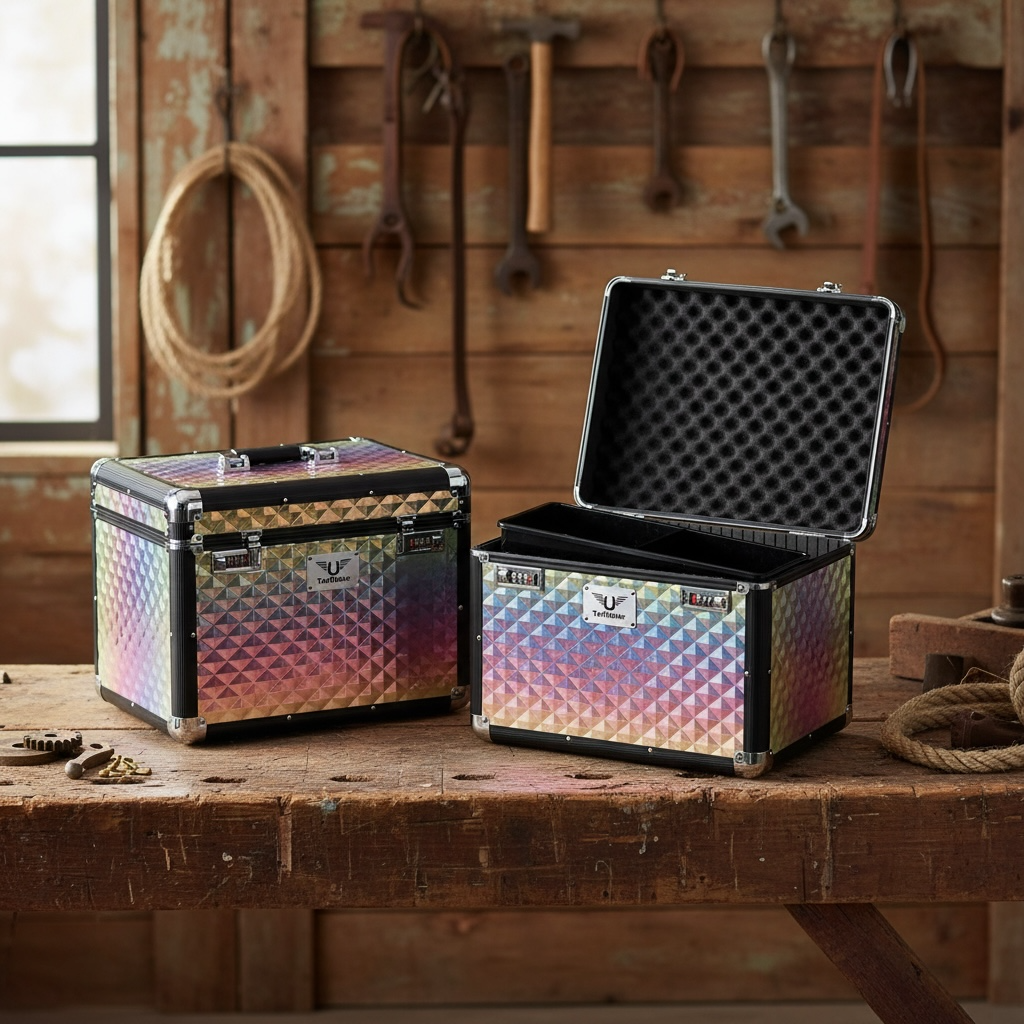 Tuffrider Aluminium Diamond Grooming Box - 3 color choices