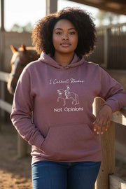 I collect strides not opinions hoodie