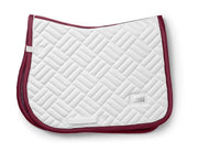 Equestrian Stockholm Modern White Merlot Jump Pad