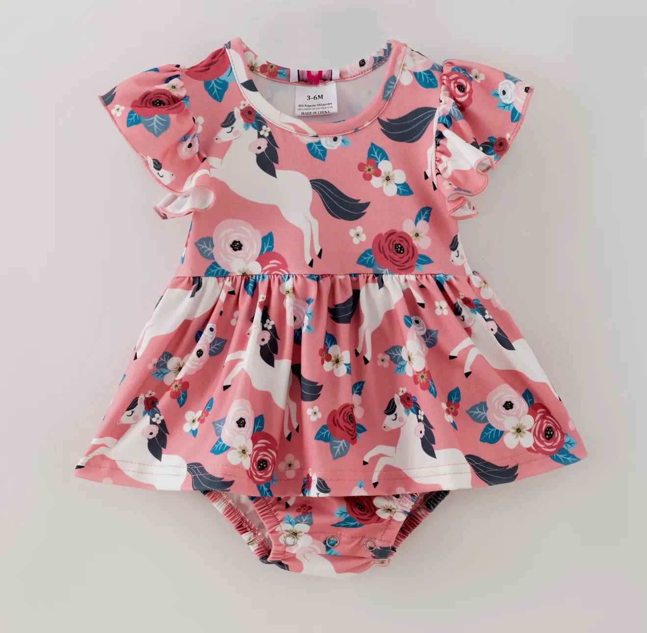 Ponies & Roses Romper