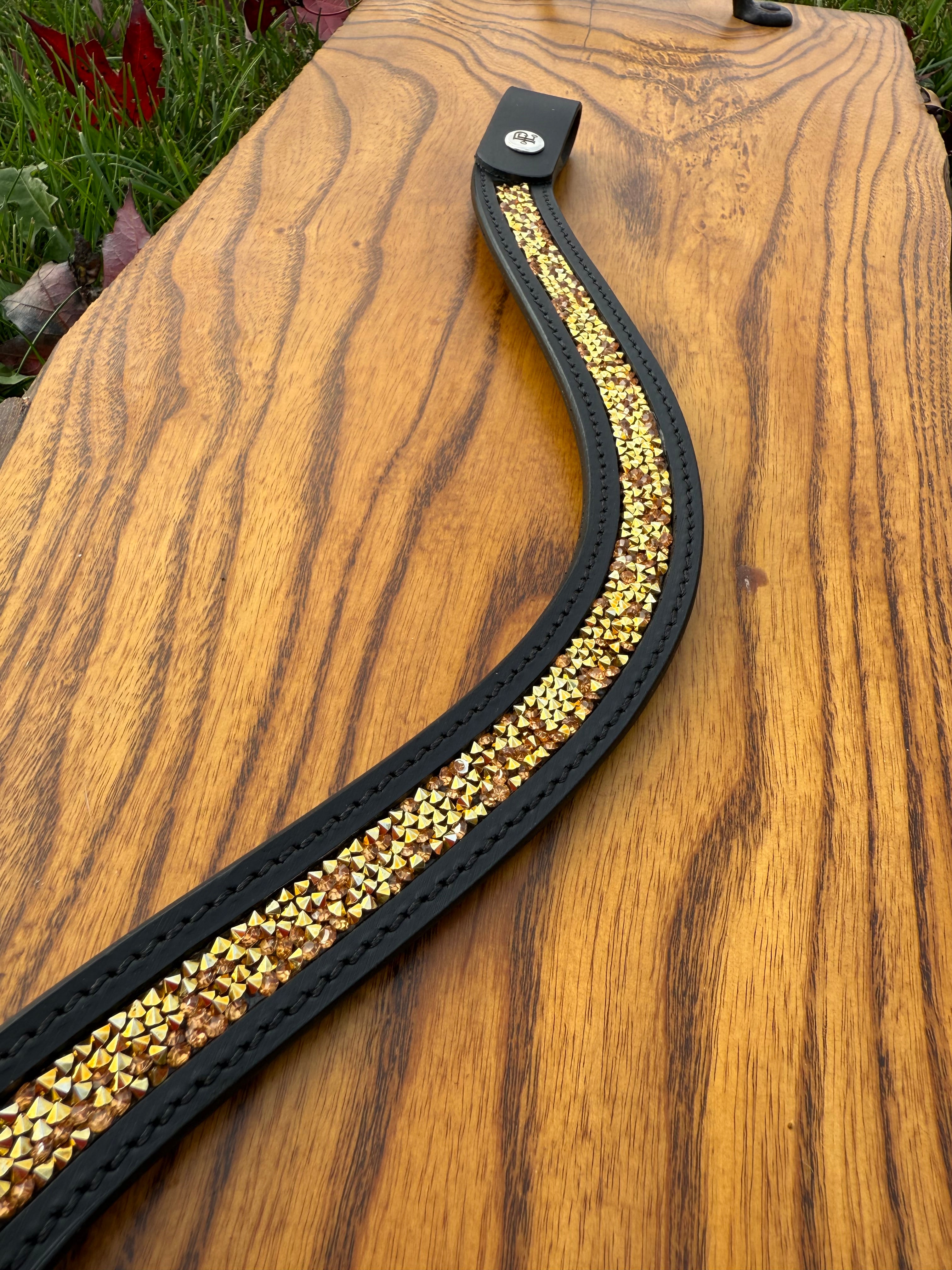 Golden Reign Luxe Quick Snap Browband