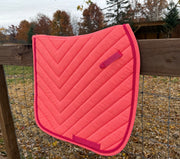 Coral Pink Glitter Collection - Contrast Trim