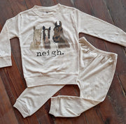 "Neigh" Horse Country Jogger set