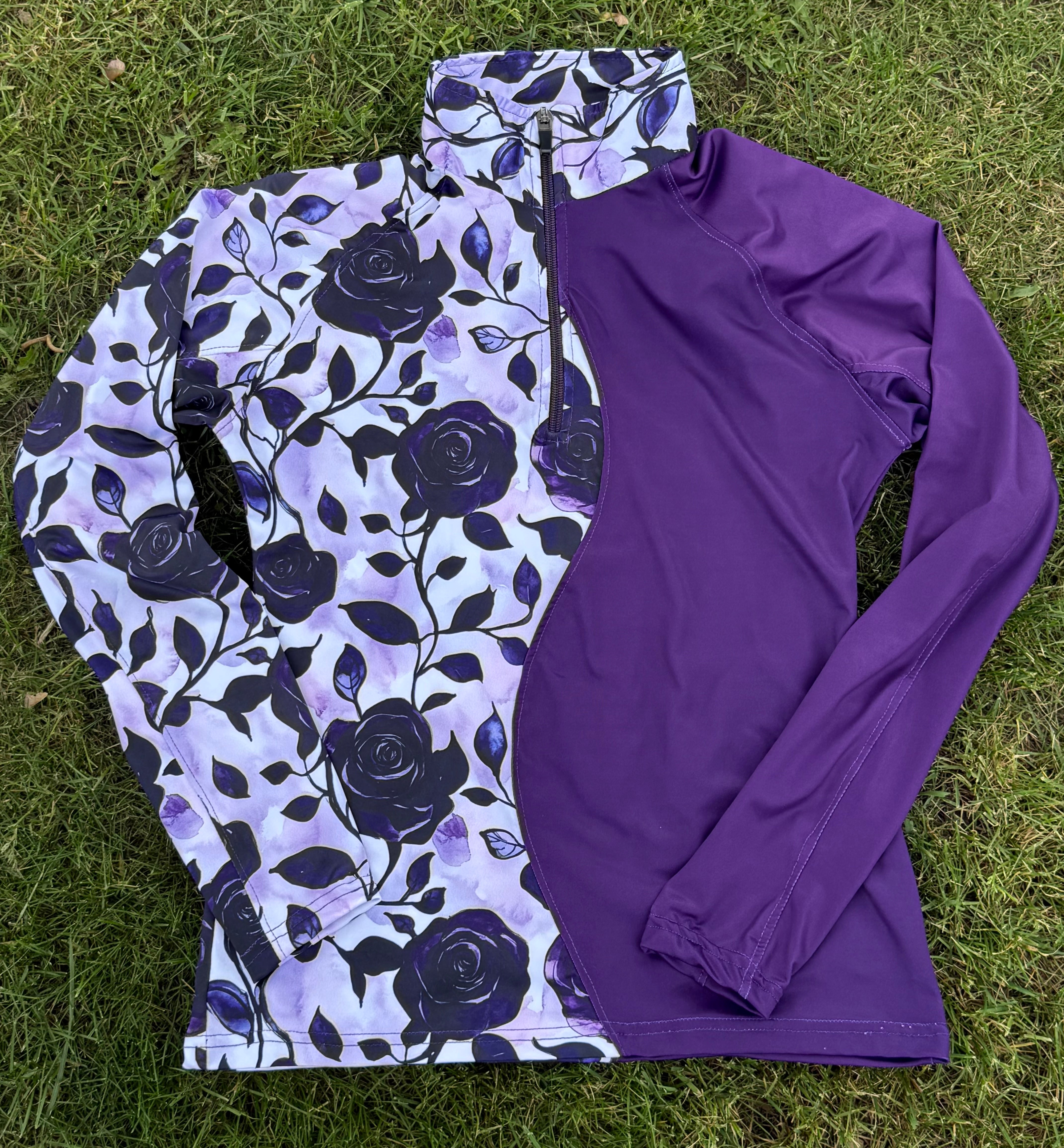Gothic Rose Sun Shirt Quarter Zip