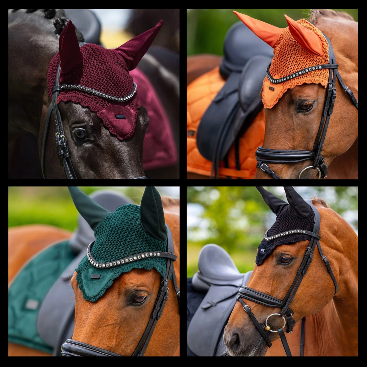 Equestrian Stockholm Velvet Bonnet Collection