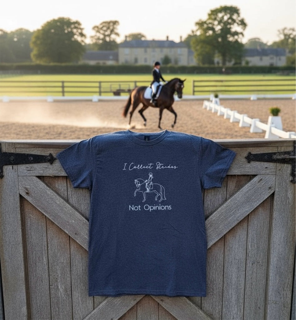 I collect strides not opinions tee