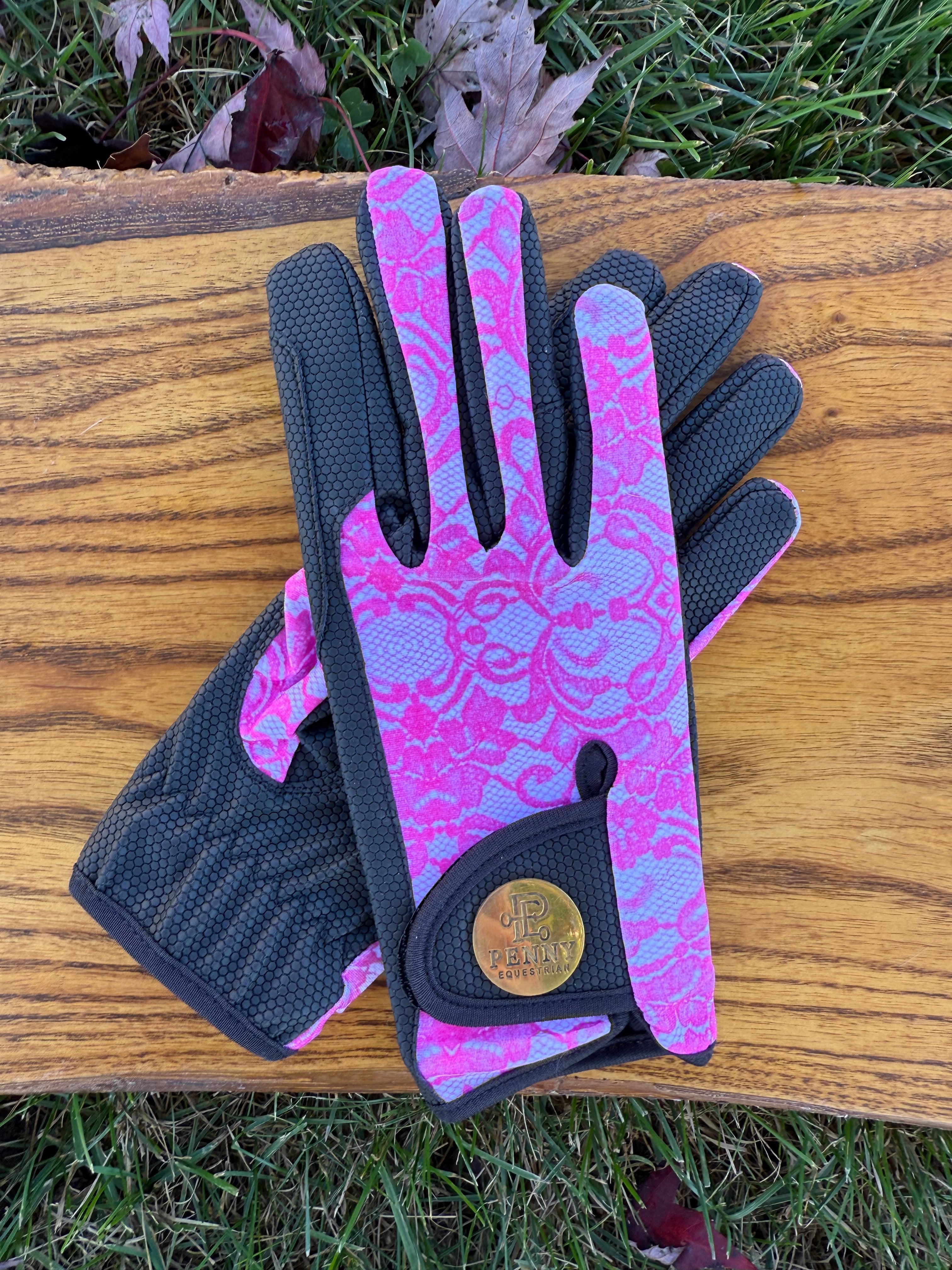 Motionfit Performance Grip Gloves - Pink Lace