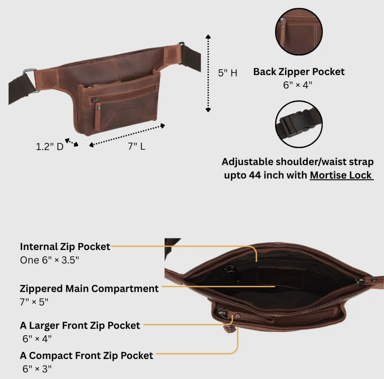 Leather Rider’s Belt Bag