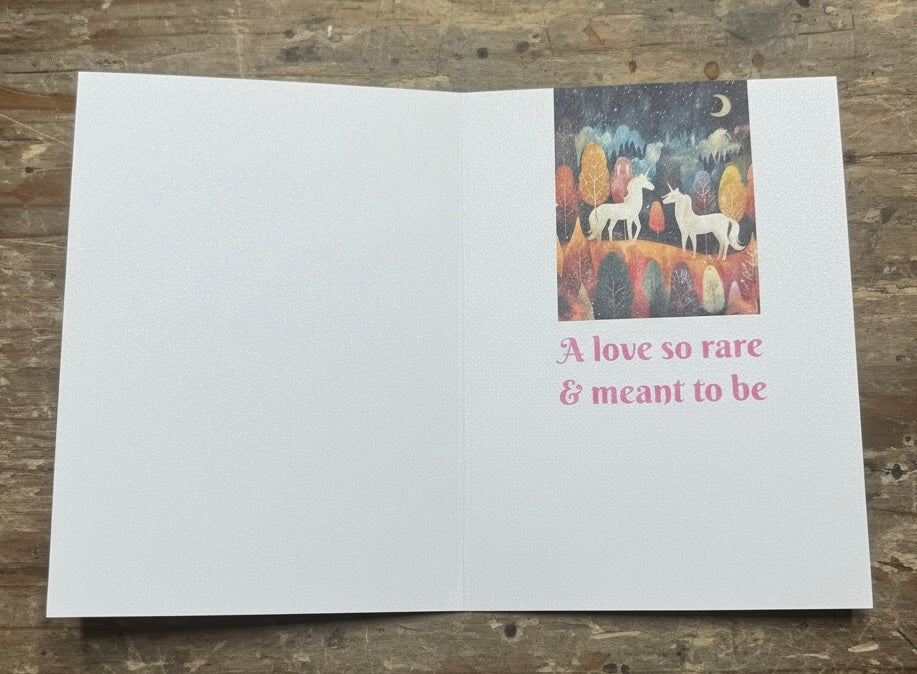 A Love So Rare - Valentine card