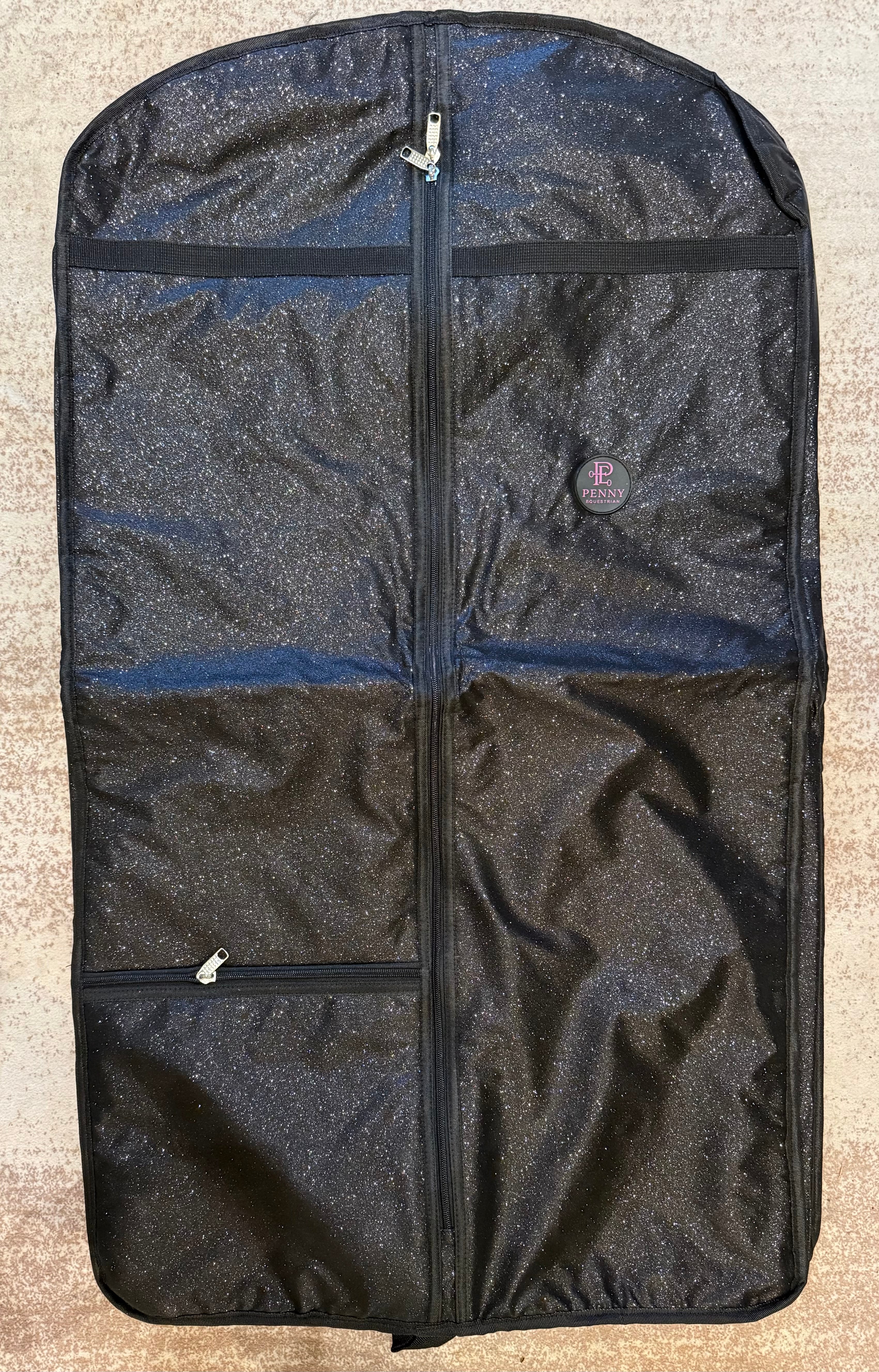 Glitter Black Equestrian Travel Bags