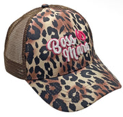 Boss Mare Leopard Cap