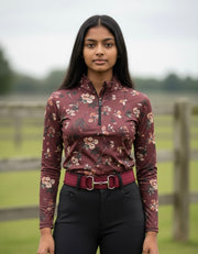 Elastic Ruffle Snaffle Belt