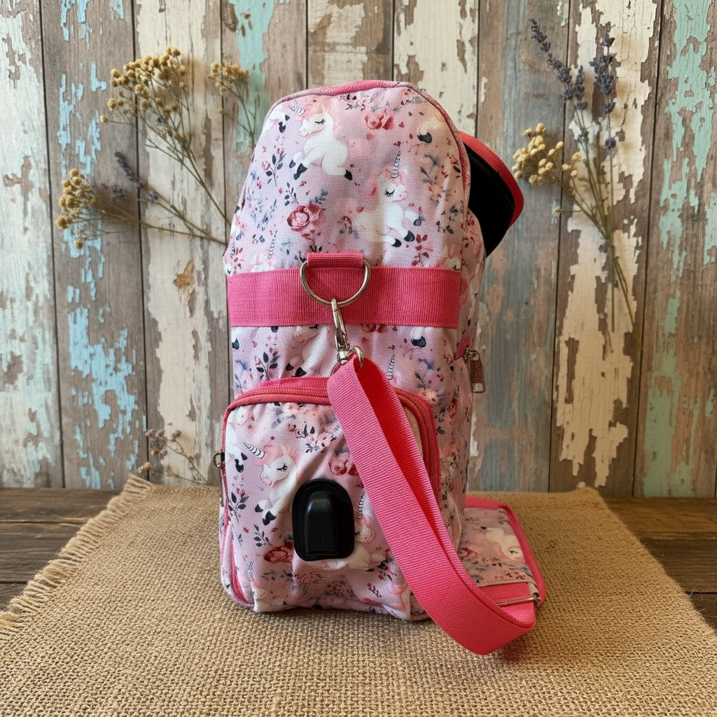 Glitter Black Equestrian Travel Bags