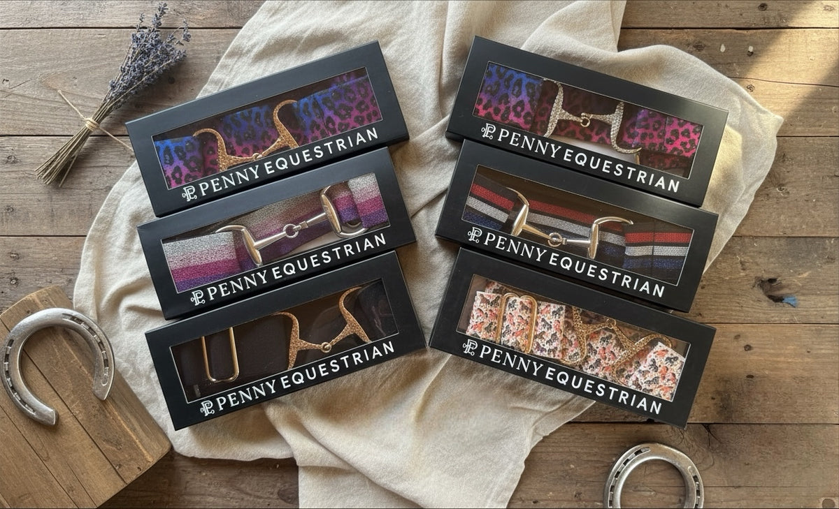 Penny Equestrian Adjustable Snaffle Belts
