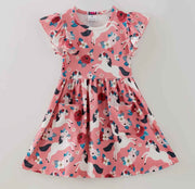 Ponies & Roses Flutter Sleeve Dress