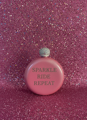 Equestrian Glitter Flask